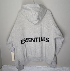Essentials Fear of God Gray Sweatshirt Mens Small Hoodie